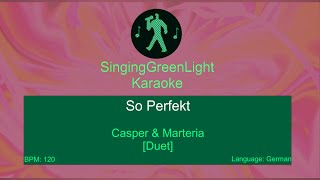 Casper  So Perfekt feat Marteria Duet  Karaoke Version [upl. by Yendys]