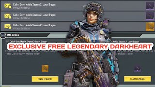 FREE Exclusive Free Legendary Darkheart  CBR4 Flawless Weapon and By15 Ams pro grade Codm 2024 [upl. by Flavia506]