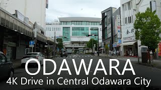 4K Odawara City Drive  Route 1 to City Center 小田原市ドライブ [upl. by Rawdan]