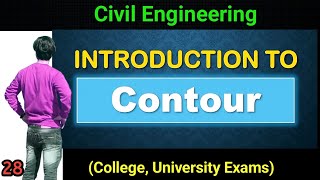 Contour civil Engineering rgpv  coutours in basic civil Engineering rgpv first year [upl. by Eicul]