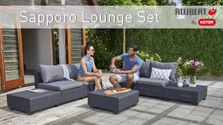 Allibert By Keter Sapporo Lounge Set assembly video [upl. by Kisung62]