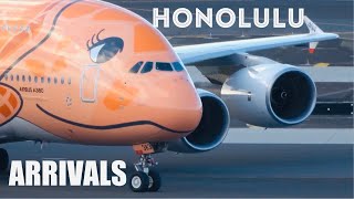 4K Beautiful Hawaiian Arrivals at Honolulu’s Daniel K Inouye International Airport [upl. by Hayalat]