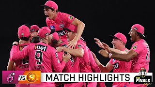 Sydney Sixers too strong for Perth Scorchers and go backtoback  KFC BBL10 [upl. by Tekcirc763]