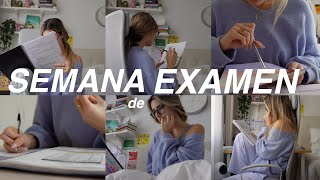 una SEMANA DE EXAMEN conmigo [upl. by Atiuqnahs]