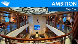 Ambition Ship Tour Ambassador Cruise Line [upl. by Emory]