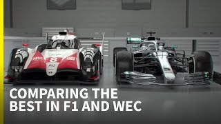 Mercedes F1 vs Toyota LMP1 Technical comparison [upl. by Jacquelin]