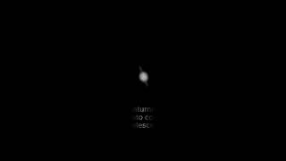 Saturno visto con mi telescopio 29092024 [upl. by Renado221]