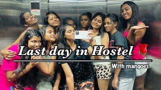 How to spent our Hostel life 🦋  Last day  Unforgettable memories ❤️  NSBM Girls Hostel [upl. by Chenay]