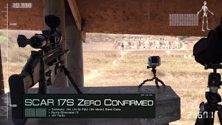 Confirming Zero of the Burris Eliminator 3 on the FN SCAR 17S [upl. by Kean]