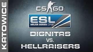 Dignitas vs HellRaisers  Quarterfinal Map 1  EMS One Katowice 2014  CSGO [upl. by Yerfoeg]