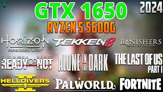 GTX 1650  Ryzen 5 5600G  Test in 28 Games  GTX 1650 Gaming in 2024 [upl. by Francis]