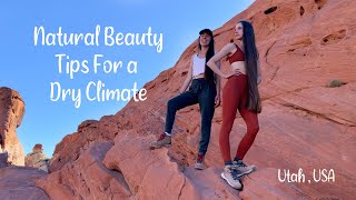 HOW WE SAVED OUR HAIR amp SKIN IN UTAH Natural Beauty Tips For a Dry Climate [upl. by Idnaj]