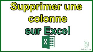 Comment supprimer une colonne sur Excel [upl. by Sesmar761]