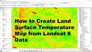 How to calculate land surface temperature from Landsat 8 Satellite Data [upl. by Tutankhamen]