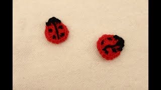 Martisor Buburuza crosetata Crochet Ladybug [upl. by Ennovehs]