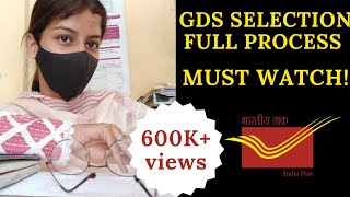 GDS SELECTION WHOLE PROCESSGDS MUST WATCH BEFORE JOINING SejaldishawerIndiaPostOfficeGDSCORNER [upl. by Elyn]