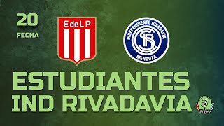 🔴⚪ Estudiantes vs Independiente Rivadavia  Liga Profesional 2024  Fecha 20⚽ [upl. by Nilok178]