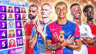 Ranking the 10 BEST forwards in Europe RIGHT NOW 🔥  Saturday Social [upl. by Ecirtra]