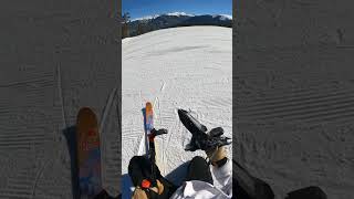 Make sure a good shop mounts your skis skiing ski fail broken epic keystone colorado breck [upl. by Attiuqehs]