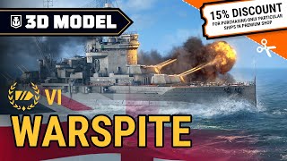 Dry Dock Warspite  British Tier VI Premium battleship [upl. by Meredith]