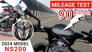 2024 New Bajaj Pulsar NS200 Mileage Test Pulsar NS200 Mileage  NS200 Mileage200Ride ReviewNS200 [upl. by Strade]