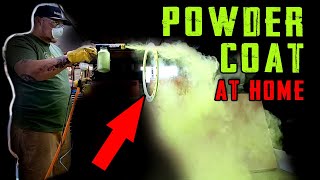 10 EASY Steps to Powder Coating at Home How To Powdercoat [upl. by Arikaahs203]