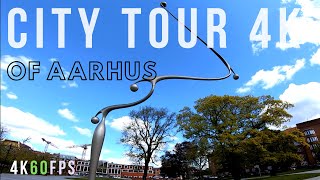 ⁴ᴷ⁶⁰ Aarhus Walking Tour 🇩🇰  Aarhus City Tour 4k  Denmark Walking Tour 丹麦城 [upl. by Imaj]