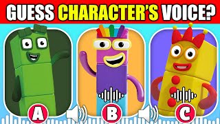 CAN You Identify the NUMBERBLOCKS Characters Voice in 10 Seconds 🔢  one Two Three Four [upl. by Ithsav]