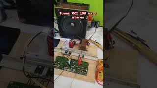 Power amplifier OCL 150 watt stereo produk ranic poweramplifier shorts video viralshort [upl. by Olshausen296]