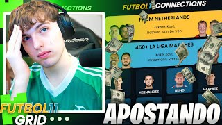 APOSTANDO DINERO EN FUTBOL 11  DAVOO XENEIZE JUEGA FUTBOL 11 [upl. by Yttak]