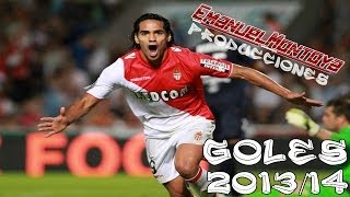 Falcao García  Goles AS Monaco ll 20132014 [upl. by Anaehs]