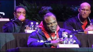 MrOlympia 2012  Press conference highlights [upl. by Prasad]