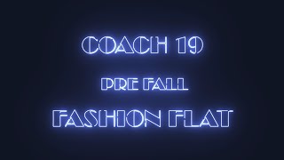 패션테이블COACH 19 PreFall 도식화 그리기 [upl. by Couhp562]