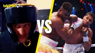 🚨 REVEALED What An Anthony Joshua KNOCKOUT Punch Looks Like SHOWN On Helmet Cam 🎥 🥊 joshuadubois [upl. by Jat]