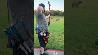 Clay shooting a Mathews TRX 38 Gen 1 [upl. by Tildie767]