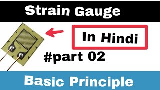 Strain Gauge  Basic Principle   Briefly In Hindi [upl. by Askwith330]