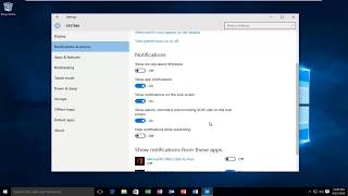 How To Enable App Notifications In Windows 10 Tutorial [upl. by Esmaria]