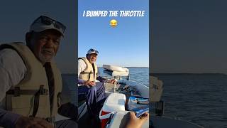 I bumped the throttle on accident 😂 fishing bassfishing [upl. by Savdeep]