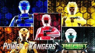 All Ranger Morphs in Power Rangers Beast Morphers  Power Rangers Official [upl. by Eecal622]