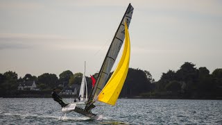 F16 Catamaran spinnaker battle  Catagolfe Raid [upl. by Azriel]