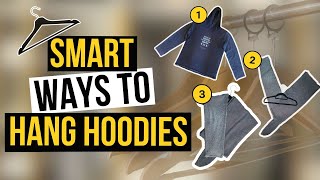 3 Clever Ways to Hang Hoodies to Avoid Piling in Shoulders [upl. by Vasquez]