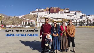 Day 1 Lhasa Potala Palace ཕོ་བྲང​​་པོ་ཏ་ལ་ HD quality [upl. by Bartie]