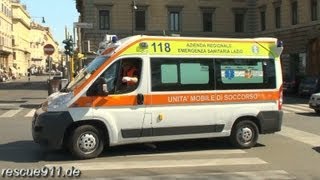 Ambulanza ARES 118 Lazio collection [upl. by Pilloff603]