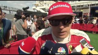 Sebastian Vettel and Kimi Raikkonen praise Max Verstappen SpanishGP 2016 [upl. by Norvin]