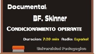 Documental BF Skinner  Condicionamiento Operante [upl. by Regni]