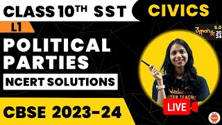 Political Parties Class 10 NCERT  Intext Solutions  CBSE Class 10 SST Civics Chapter6 Cbse2024 [upl. by Enileda]