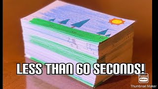 How To Make a Flip Book in less than 60 seconds For Beginners shorts [upl. by Aldwin652]