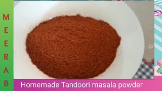 Tandoori Masala powder Recipe Homemade Tandoori masala Tikka masala Recipe BBQ Masala Meerab Ka ki [upl. by Ingar]