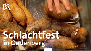 Kesselfleisch Schlachtfest in Oedenberg  Zwischen Spessart und Karwendel  BR  Doku  Reportage [upl. by Oeht]