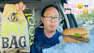 TRYING OUT BRAND NEW LIMITED TIME WENDYS BOO BAG MEAL IS IT WORTH IT MY REVIEW [upl. by Renault17]